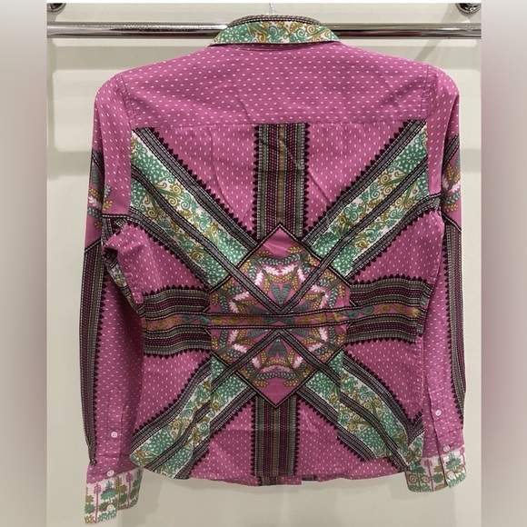 ROBERT GRAHAM Woman’s Geometric/Paisley/PolkaDot Shirt - MSRP $228 - Picture 2 of 6